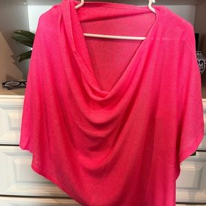 NWT Lily Pulitzer pink Bayshore Sweater Wrap. Size small.